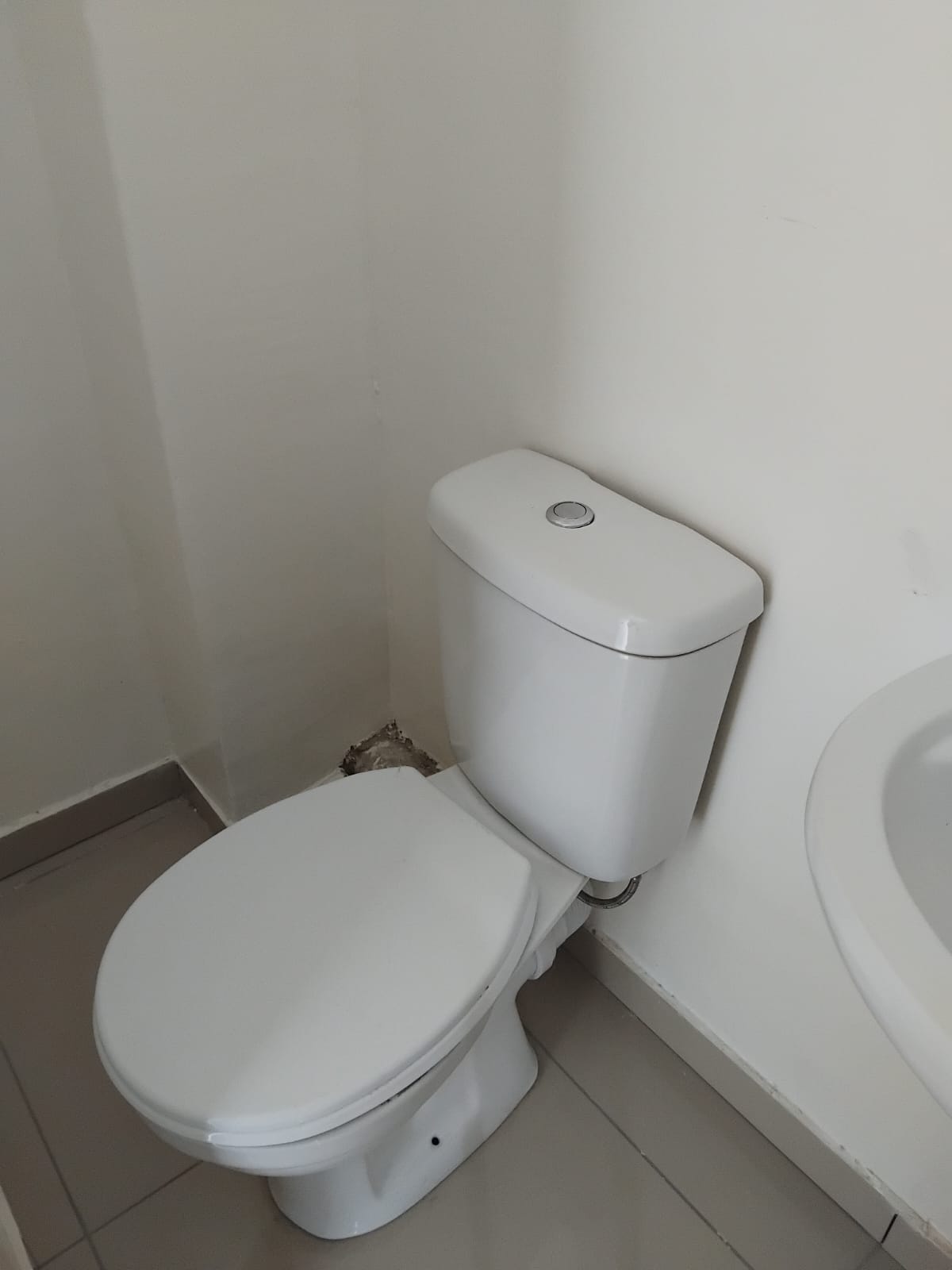 Student accommodation private toilet with tiled finishes